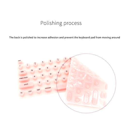 Convenient Silicone Keyboard Film Waterproof Non-Slip Keyboard Cover Typing Artifact Protects Long Nails Keyboard Nail Art